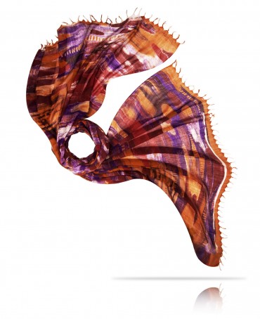 Палантин Женский W40-ABSTRAITE/ORANGE